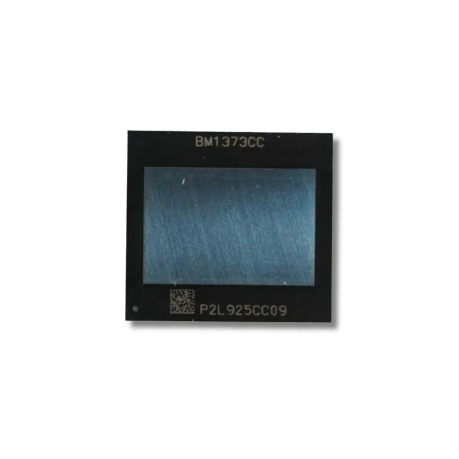 Genuine BM1373CC Bitmain ASIC chip for Antminer S23 Hydro hashboard repair, top view of chip.